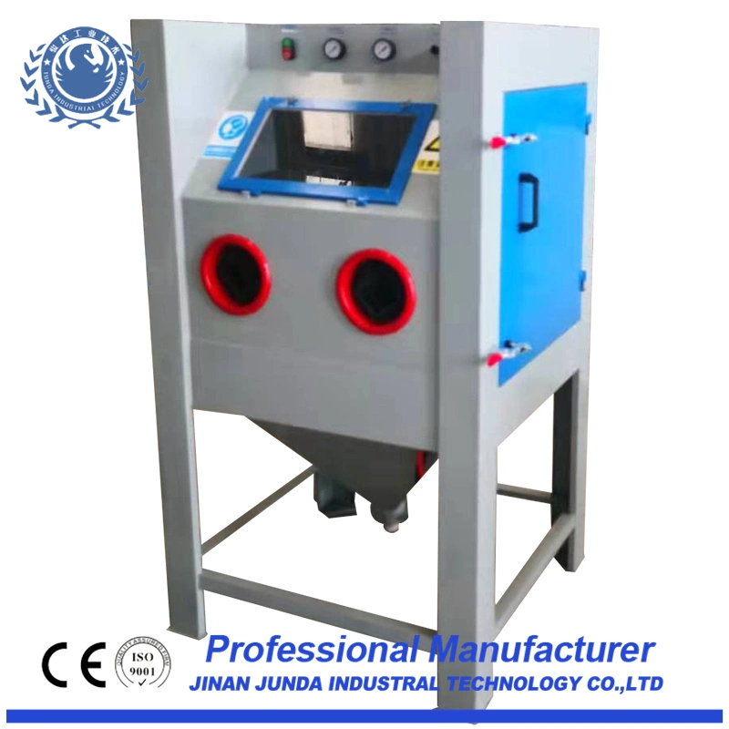 كابينة CE Sand Blast Cabinet Wet Working Type Blast Cabinet و ماكينة تنظيف خالية من الغبار ماكينة الصنفرة اليدوية