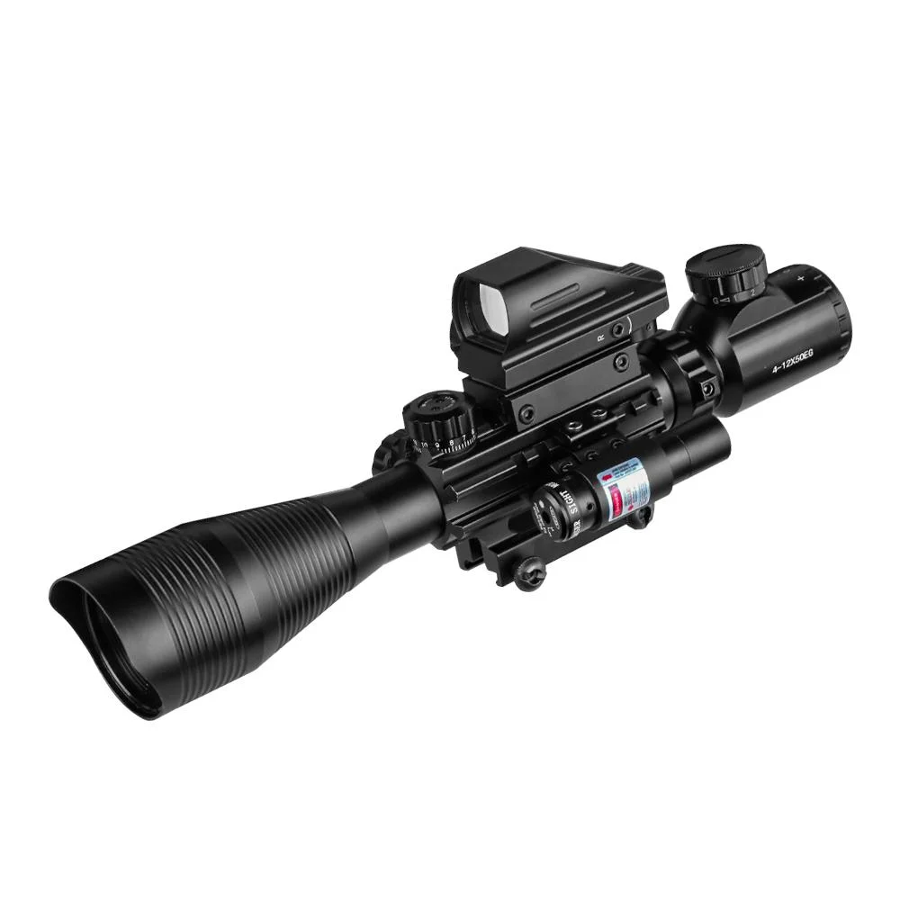 Spina Optics Tactical Outdoor Hunting 3-9X32 Eg Riflescope with Red DOT Laser