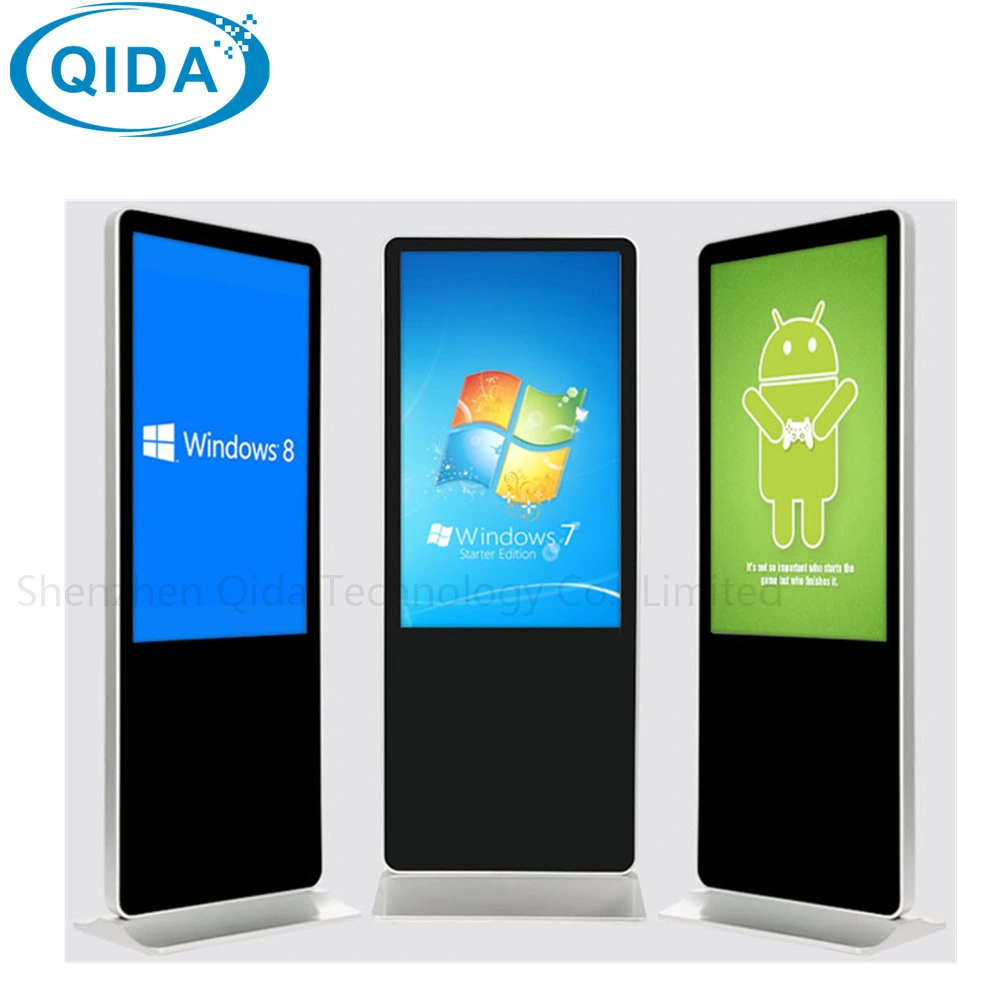 46 Inch Floor Stand LCD Advertising Display with IR Touch and Android System