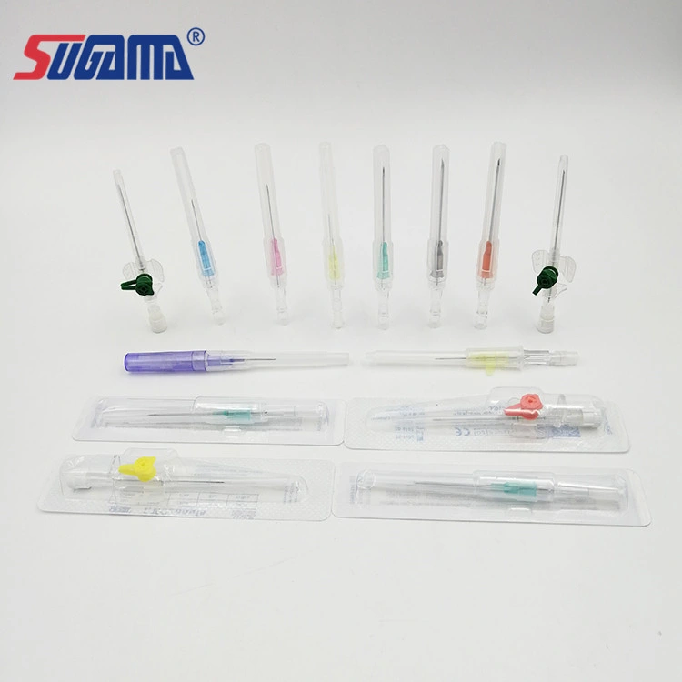 Medical Disposable Supplies Injection Needle Safety Pen Like Type I. V Cannula Catheter with Wing and Injection Port