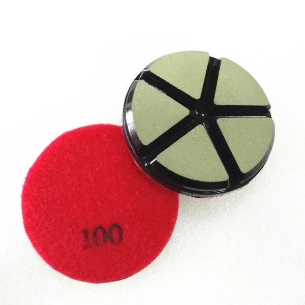 80mm Concrete Floor Polishing Transitional Ceramic Grinding Disc