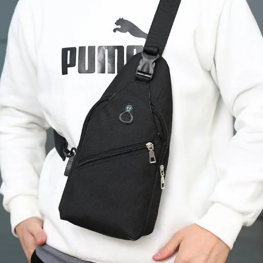 Wholesale Custom Design Outdoor Sports Fashion style Crossbody Sac coffre Pour les hommes