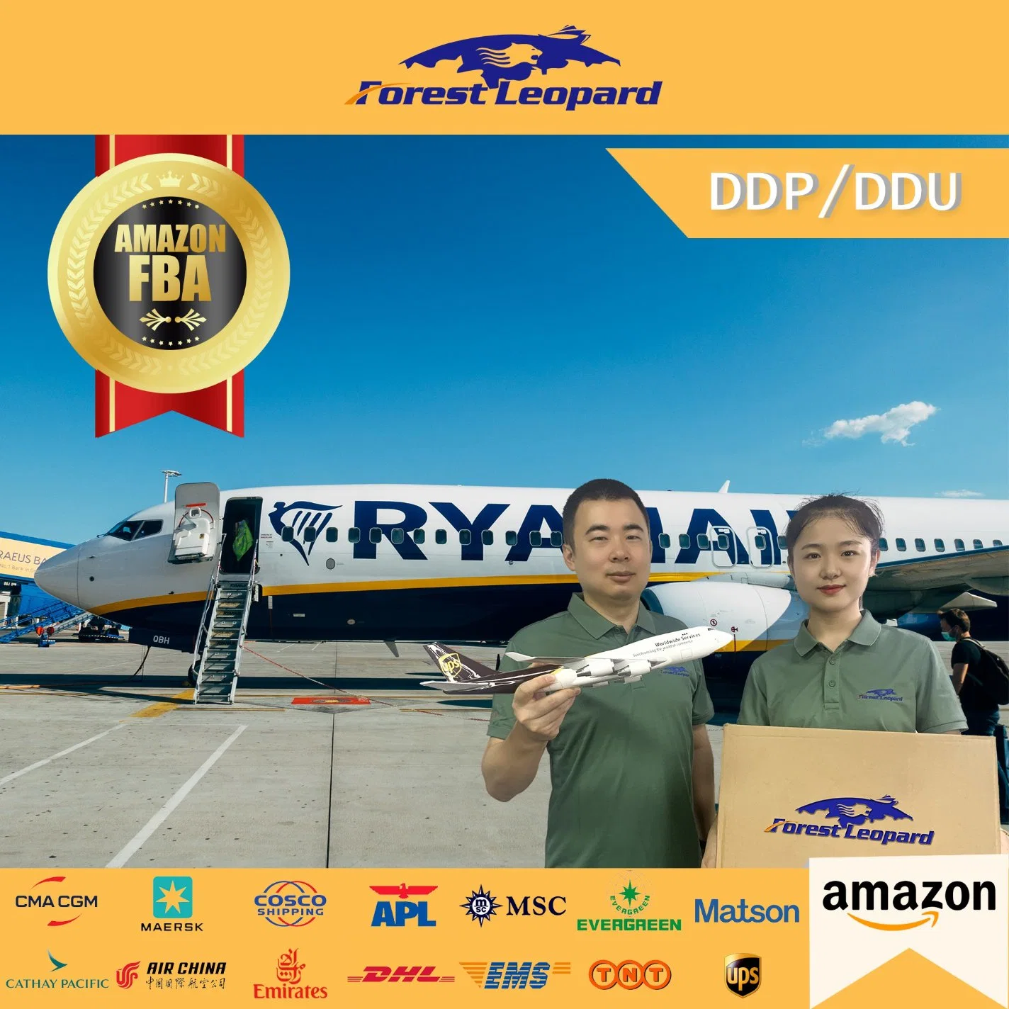 Cheap Amazon Door to Door DDP DHL Shipping Rates Forward Air Shipping Freight Agent to Italy From China