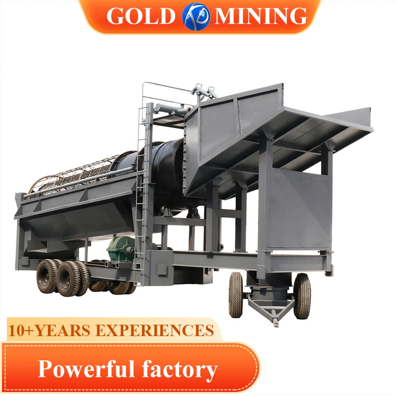 Keda Mobile Gold Trommel Screen Gold Wash Plant Equipment