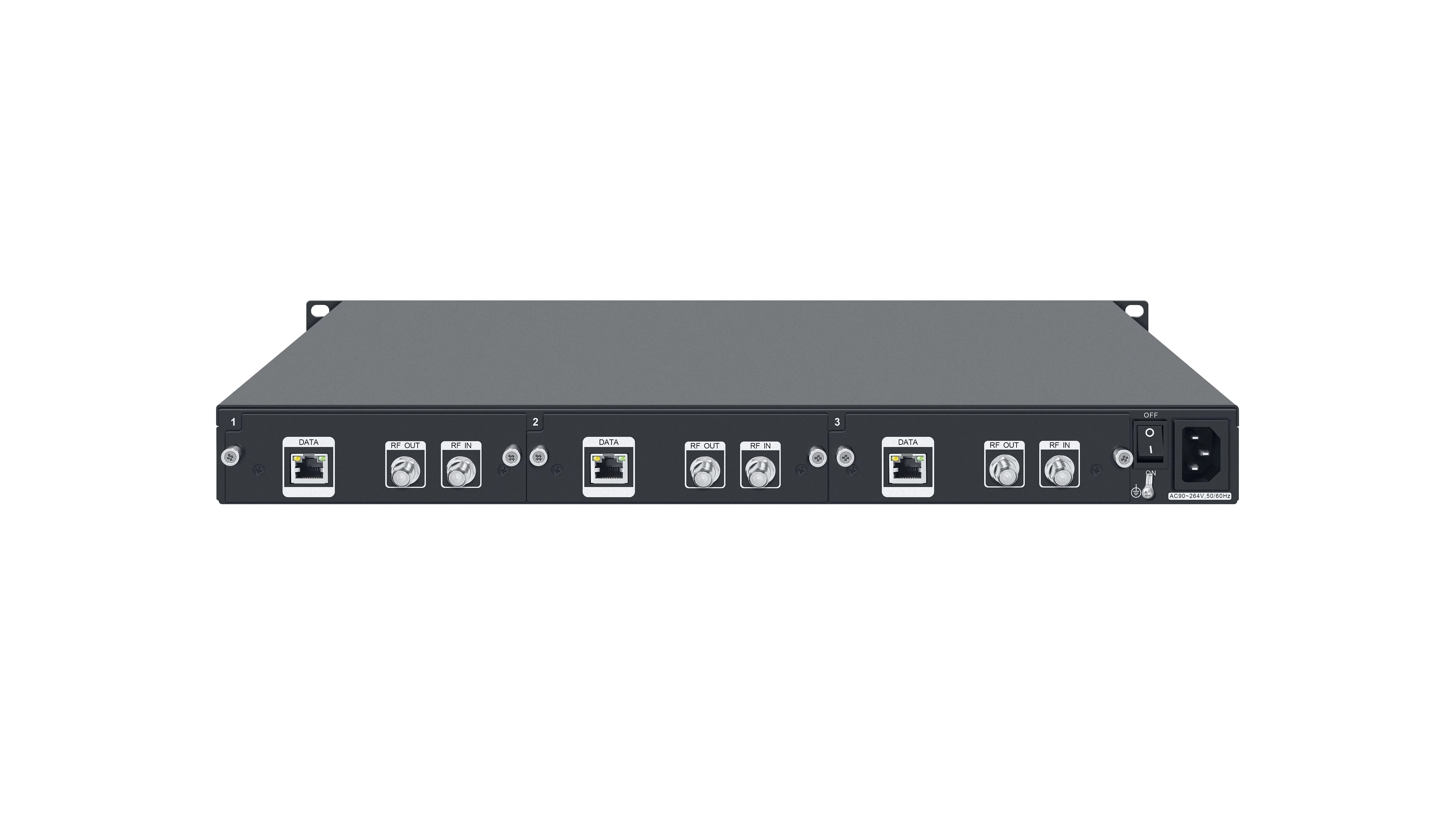 IP in 12 RF OUT modulador digital codificador IP QAM Modulador Ipqam