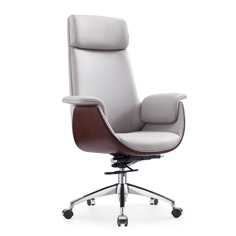 Best PU Faux Real Genuine High Back Ergonomic Leather Boss Executive Swivel Office Chair