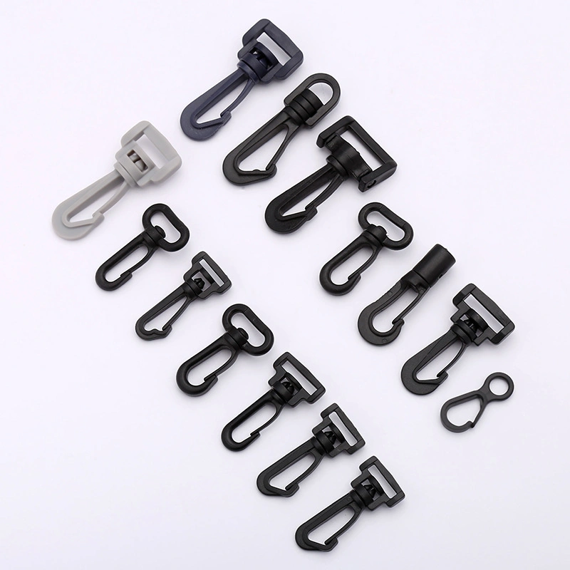 Wholesale/Supplier High quality/High cost performance  Grey Color Snap Clip Plastic Spring Snap Hooks for Bags