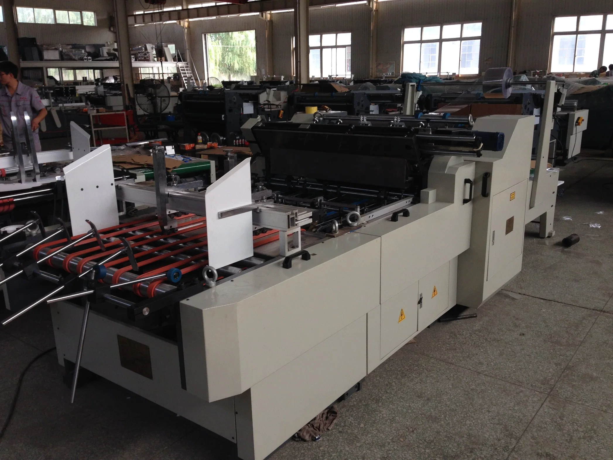 Cold Glue Paper Koten by Strong Wooden Cases. Toothpick Packing Window Patching Machine