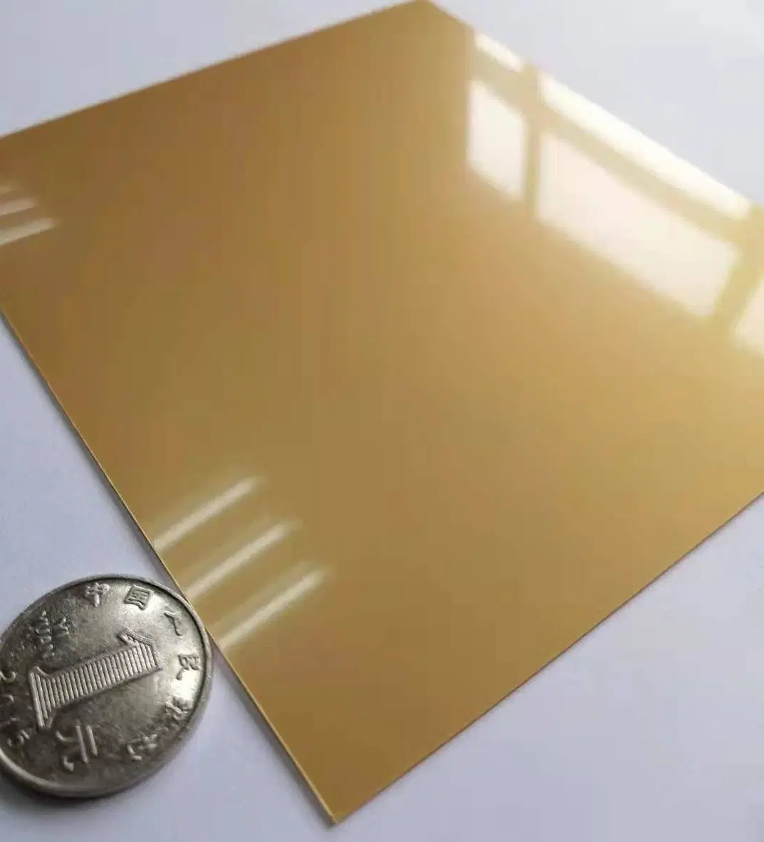 Thickness 0.5mm Color Golden Plastic Acrylic PMMA Board / Sheet for Sanitary Ware, Bathroom, Shower Cabin, Shower Base