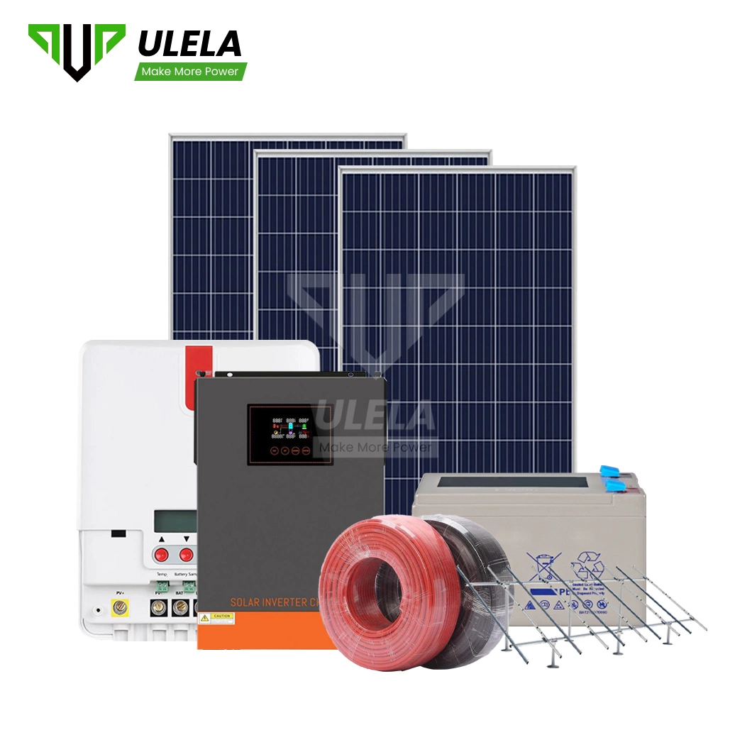 Ulela Solar Power Generation 5/10/10kw grossista amostra disponível melhor Grade Desligado do Sistema de Bateria China Montado sobre o avanço do sistema PV