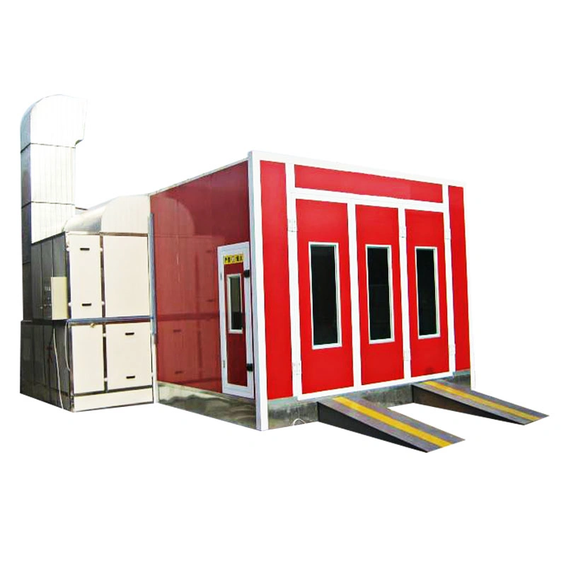 Hongyuan Baking Car Auto Paint Spray Booth Room for Sale with Gas Burner Diesel Waste Oil Burner Infrared Electric Heater and Tire Changer Wheel Balancer