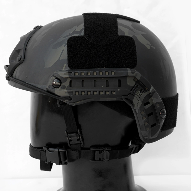 New Army Combat Nij Iiia Fast Bulletproof Helmet Camouflage Black Aramid PE