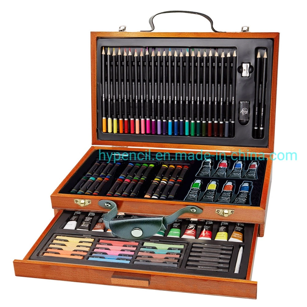 Art Supplies - 97PCS Artist Drawing Art Set in Wooden Case