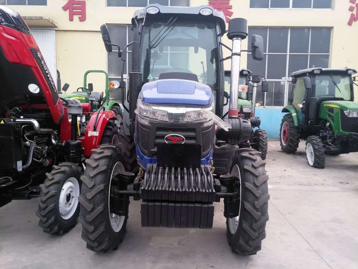 Tractor agrícola de 100 CV con engranaje de la Lanzadera para Cargador Frontal tractor agrícola