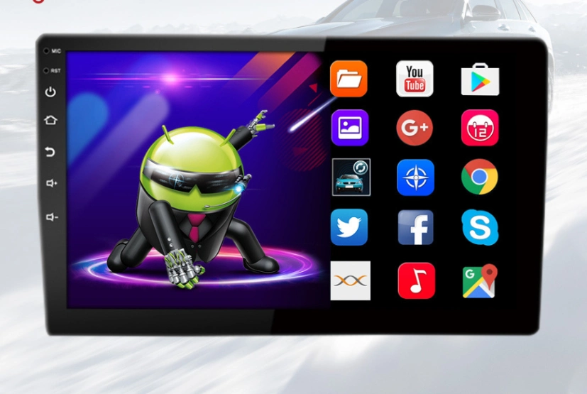 Radio del coche Android 10.0 Auto Estereo GPS Navi el Jugador 2, 2+32+16g g IPS 1DIN de 9 pulg.