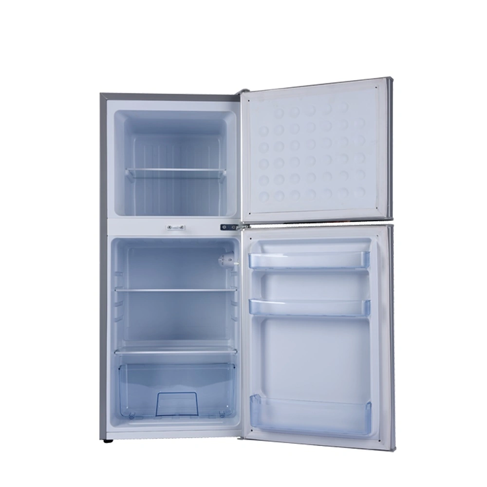 98L Rentable China hizo nevera DC 12 24 Nevera de nevera Top-Freezer Solar en el hogar