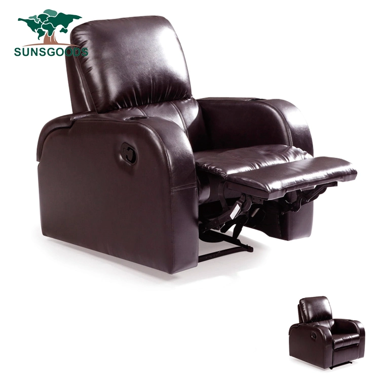 High quality/High cost performance  Recliner Lazy Chair Chesterfield Sofa Leather Living Room Single Furniture for Wholesale/Supplier