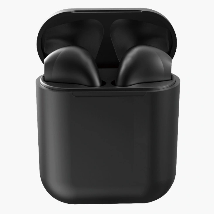 I12macaronwireless Headset Matte with Bluetooth 5.0 and Charging Box for Xiaomi Phone and iPhone