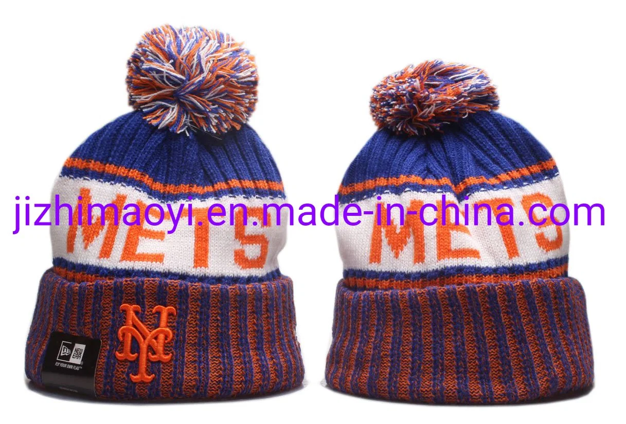 Manías al por mayor mejor venta Sombreros Delfines Mets N-FL Nueva York Miami Invierno Cuffed punto gorra ropa deportiva