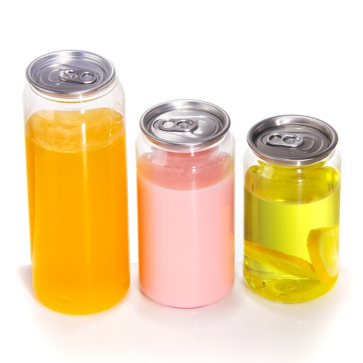 Wholesale/Supplier 250 330 500 Ml Empty Plastic Pet Bubble Boba Milk Tea Juice Coffee Beverage Bottles Pop Cans