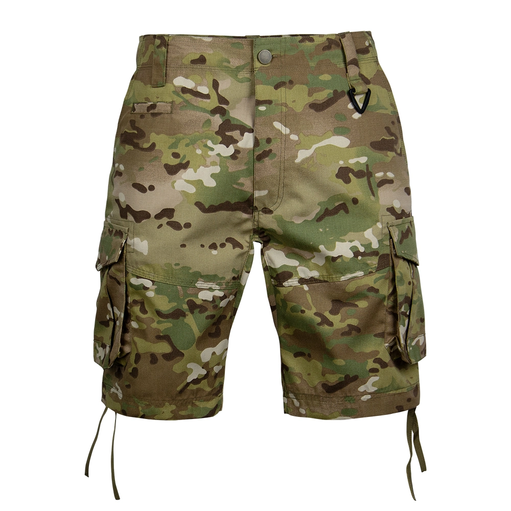 New Street Style Multicam Cp Camo Polyester and Cotton Cargo Casual Shorts for Men