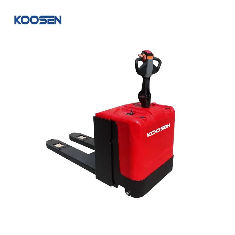 Koosen Mini Tamaño 1,5T batería completamente eléctrica mano hidráulica Camión de palets