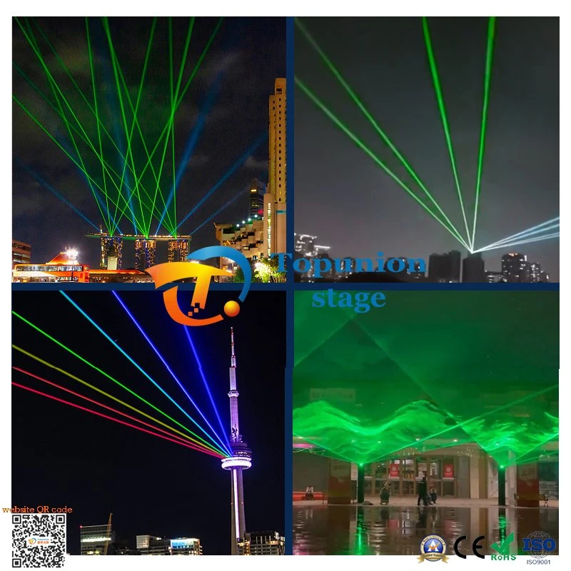 IP65 Multi Color Animation Northern Laser Lights Time Tunnel Music Festival Show Equipment