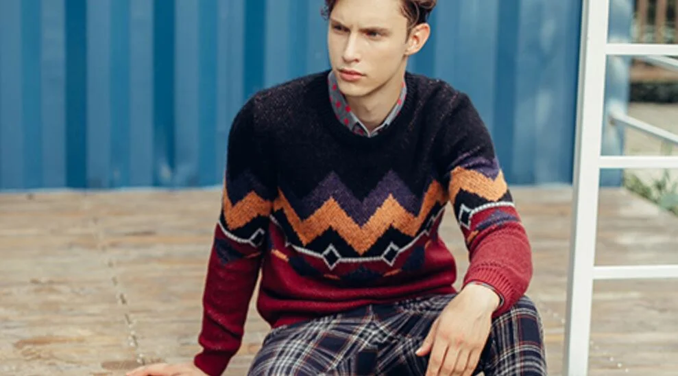 Wholesale/Supplier Long Sleeve Soft Knitting Men Sweater