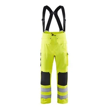 Babero de alta visibilidad Pantalón Impermeable de seguridad de trabajo Hi Vis reflectante resistente al agua Mono de trabajo para hombres