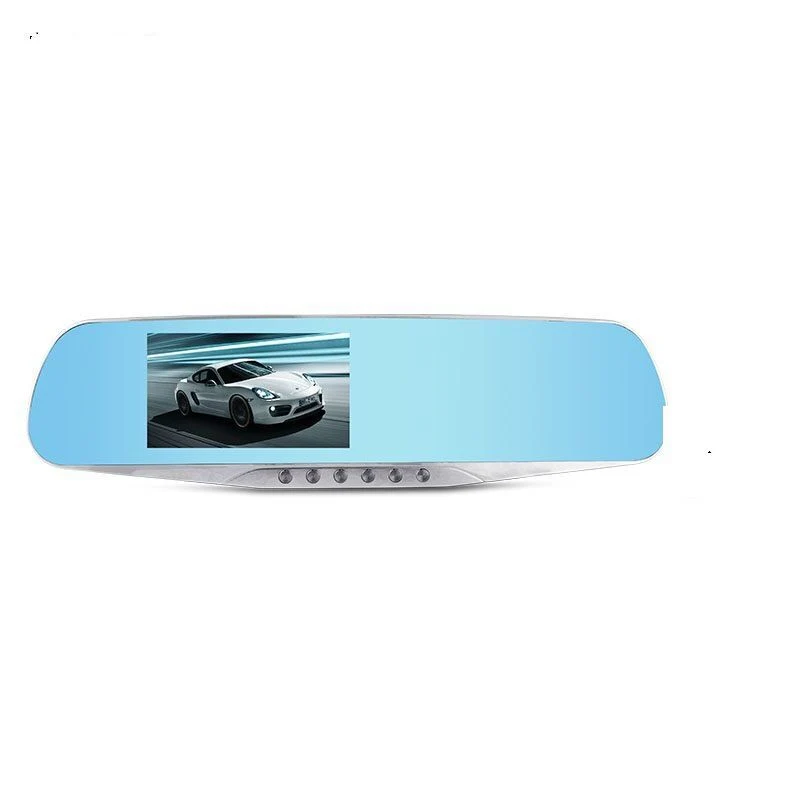 Voiture caméra enregistreur DVR Rétroviseur auto DVR Vidéo double lentille Dash Cam Registrator caméscope caméra 1080p deux