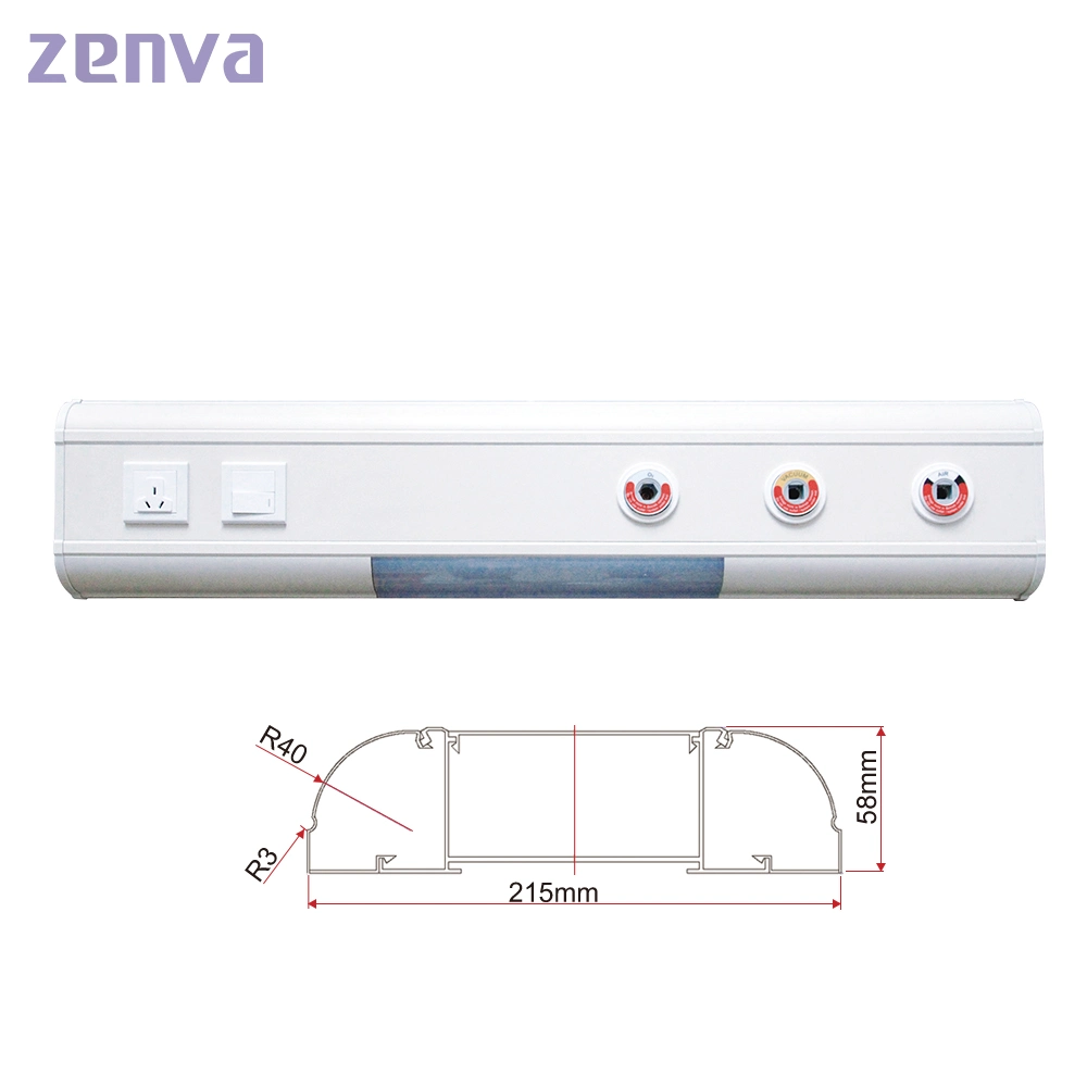 Horizontal/Customized/Cheap/Competitive/ Popular/Hospital Bed Head Unit Prices for ICU Room Caring Bh-Mex002