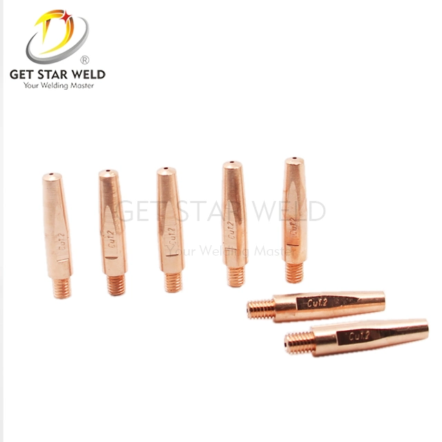 Get Star Weld 200A/350A/500A M6*45/40mm Panasonic MIG Mag CO2 Welding Torch Copper Contact Tip