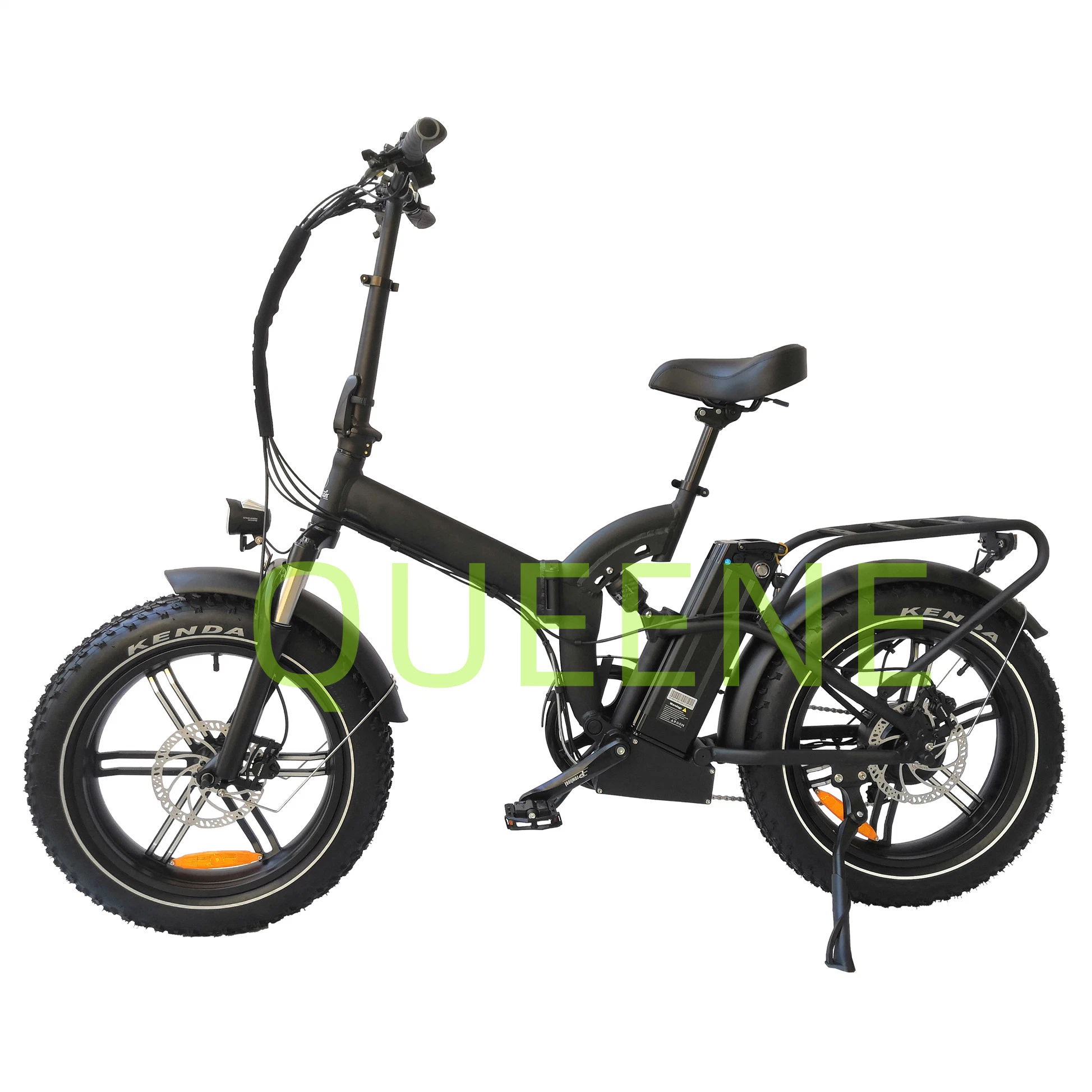 20 Inch Fat Tire Electric Bike Full Suspension Ebike 48V Beach Ebike