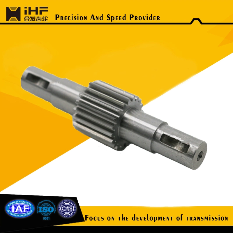 Aluminum Pinion Gear CNC Machining Milling Turning Lathe Drilling Spline Shaft