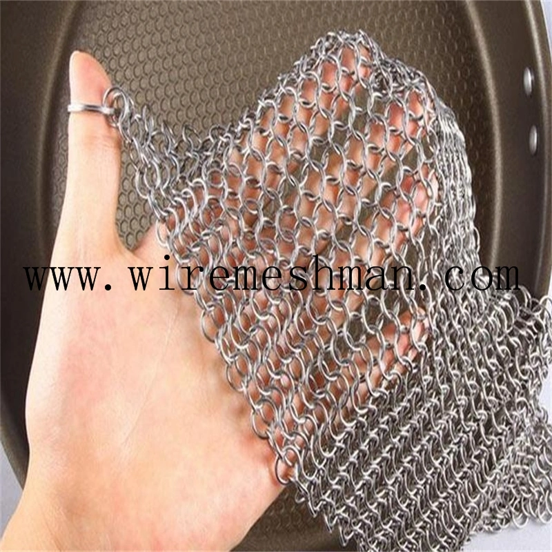 Made in China Stainless Steel Chainmail Cookware Cleaner