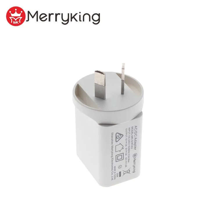 Merryking Factory Quick Charge QC3.0 18W USB Wall Charger with Au Plug