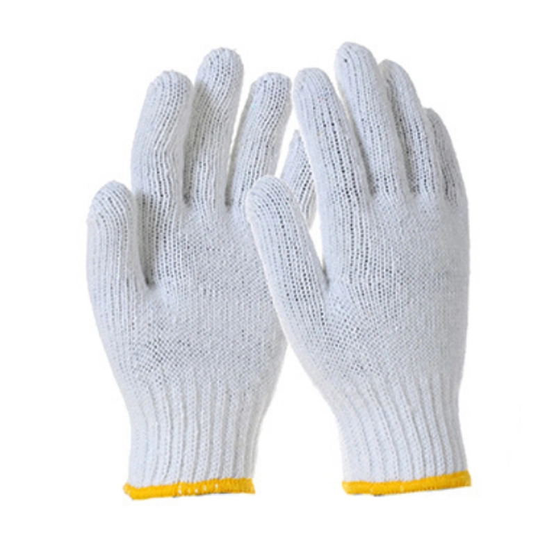 Precio mayorista algodón de punto Industrial Guantes de mano de Seguridad