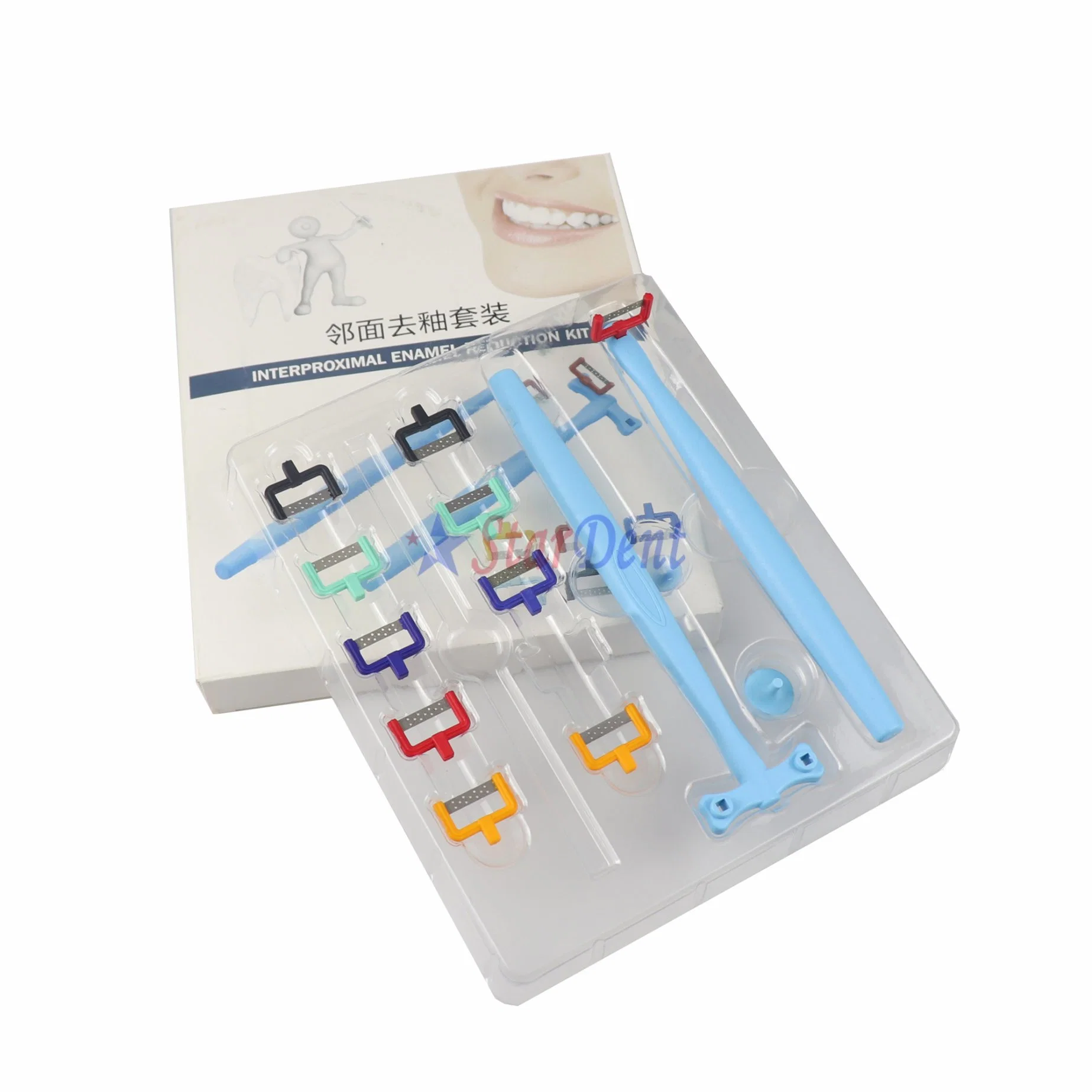 China New Type Plastic Interproximal Enamel Reduction Kit Removing a Small Amount of The Outer Enamel