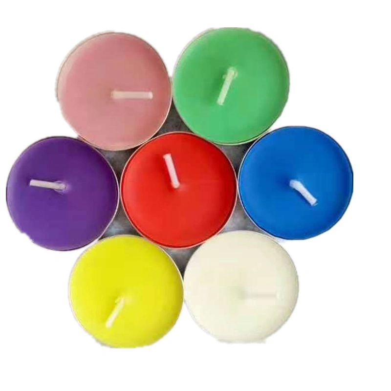 50 Pack Candle Set Unscented Tealight Candles Round Candle for Beach Wedding Party Accessory