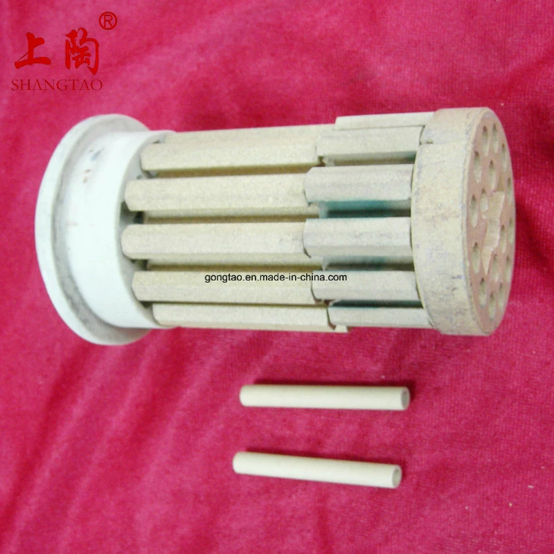 Hardness Wear Cordierite Heaters Parts Ceramic Core for Bobbin Elements