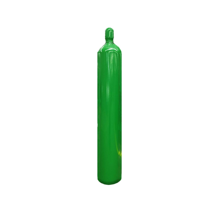 Best Popular 34CrMo4 Material Green Steel Gas Cylinder 50L Medical Oxygen Cylinder to Peru