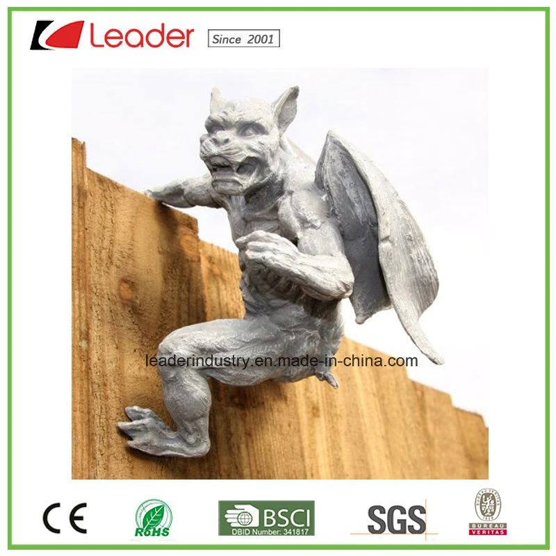 Best-Seller Resin Gargoyle Figurine Climbing for Pot Hanger&Garden Decoration