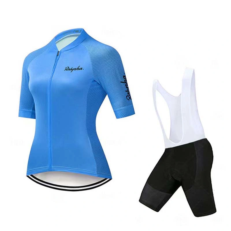 Großhandel Nylon Lycra Polyester Mesh Frauen Radfahren Jersey Radfahren tragen