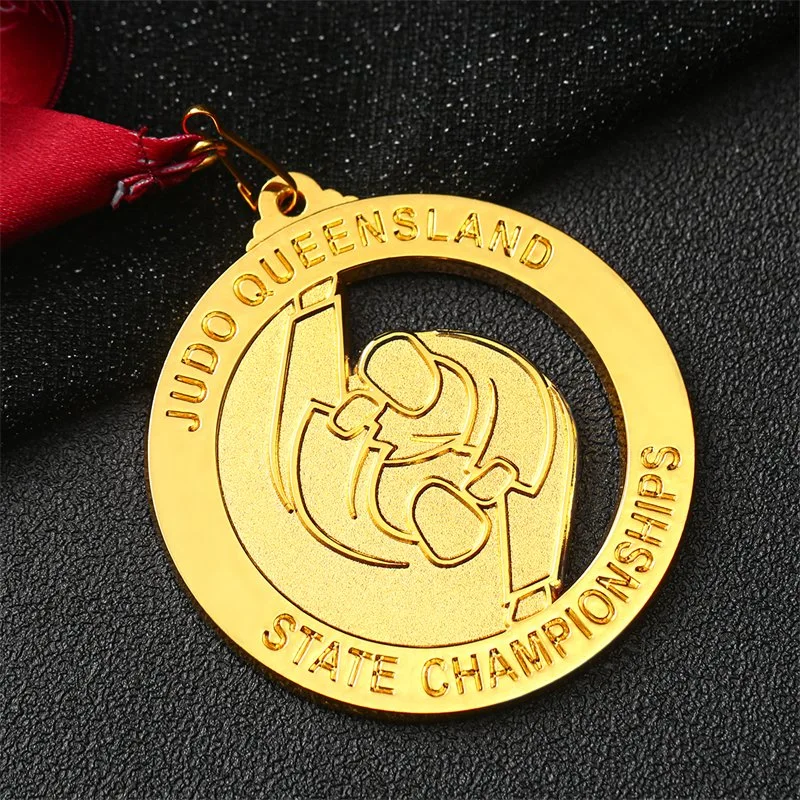 Chinese Factory Laser Engraving Open Die Casting Wholesale/Supplier Judo Medal