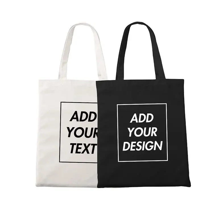 High quality/High cost performance  Custom Printed Logo Standard Size Shopping Eco 5oz 8oz 10oz 12oz Cotton Canvas Tote Bags