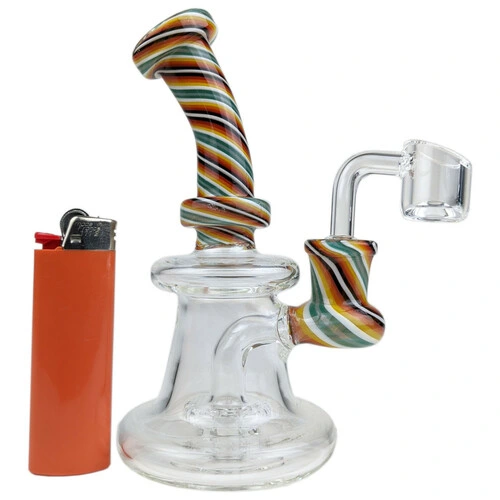 6" Us Color Banger Hanger Water Pipe Glass Shisha Oil Rig Lighter