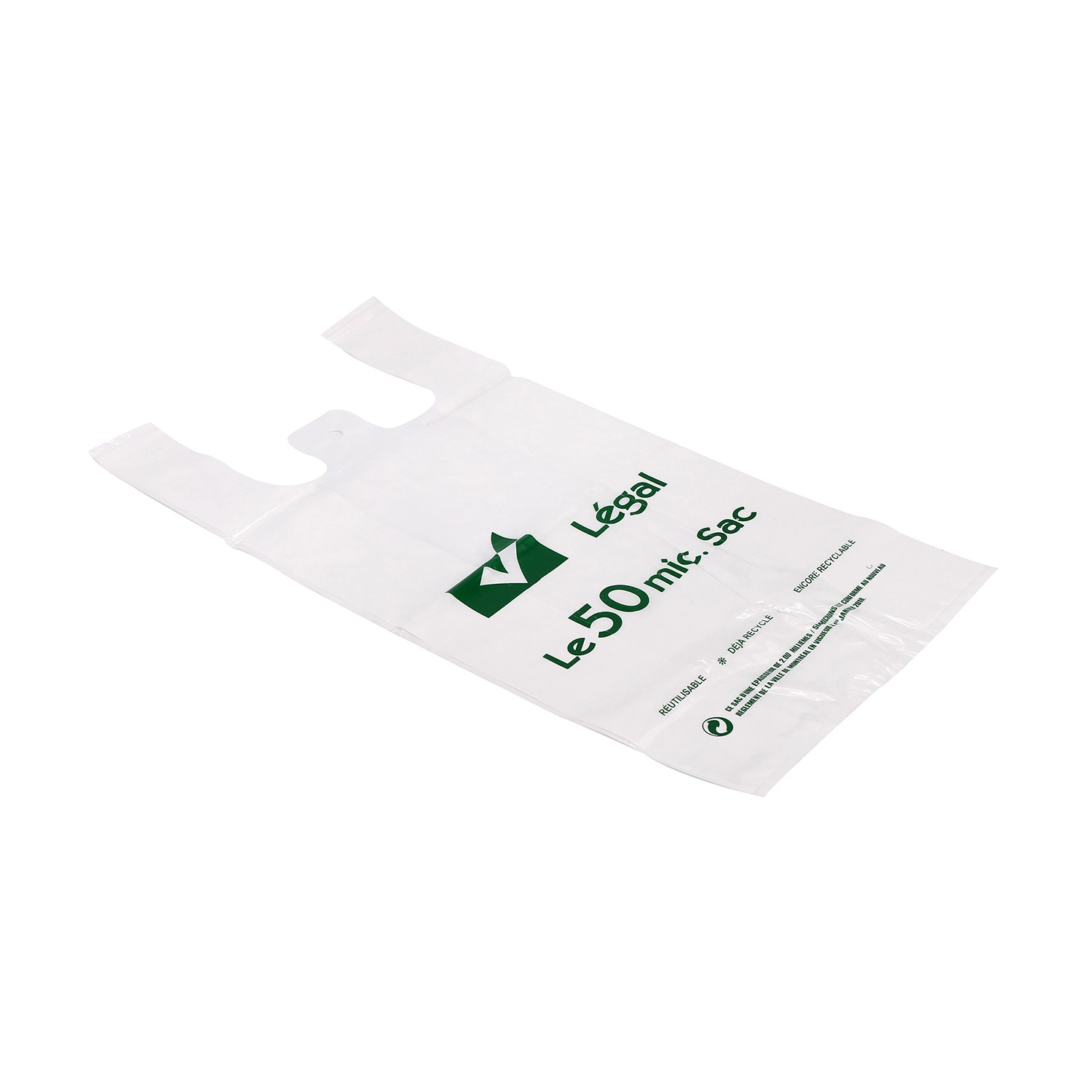HDPE PE Custom Plastic Bags Print Corn Starch Pbat Biodegradable Supermarket T-Shirt Bag Vest Shopping Bag on Roll or in Pack