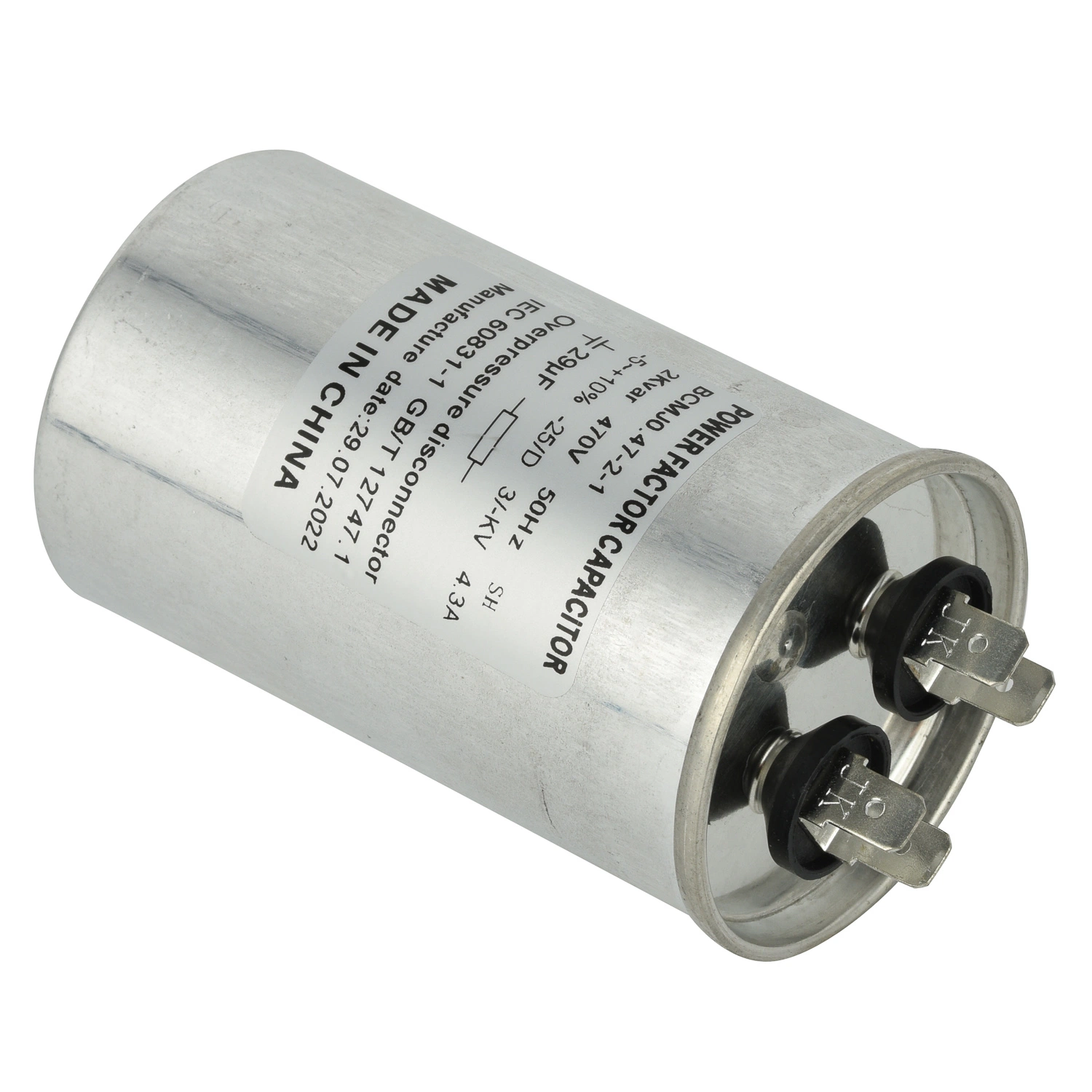 High Voltage AC Power Filter Capacitor Power Electronic Equipment Capacitor