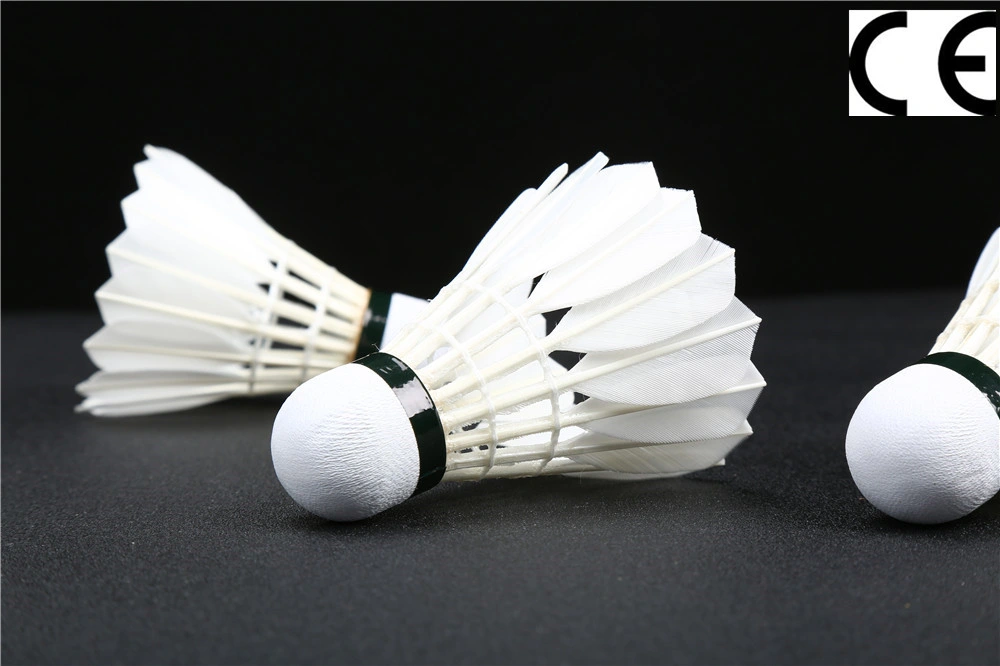 Natural Feather Badminton Shuttle for Club Match in Lingmei Brand