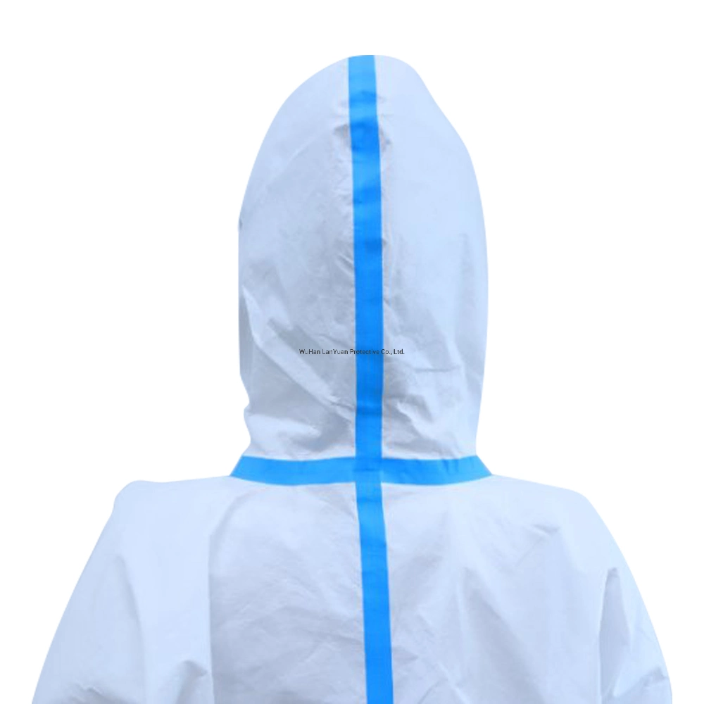 Safety Nonwoven Type 5 6 Disposable Clothing Coverall